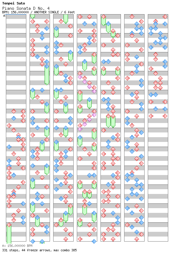 [Not Rhythm Games] - Piano Sonata D No.4 / 4 / ANOTHER