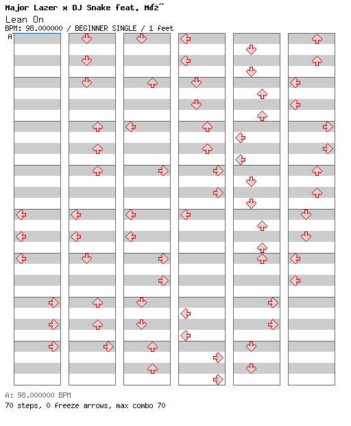 [Right on Time] - Lean On / 4 / BEGINNER