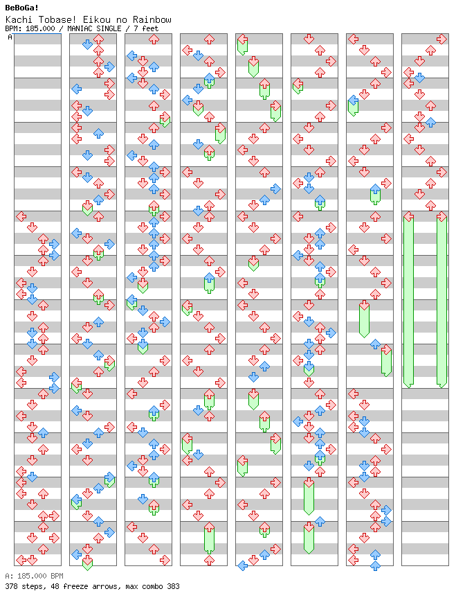 [Round B] - Kachi Tobase! Eikou no Rainbow / 4 / MANIAC