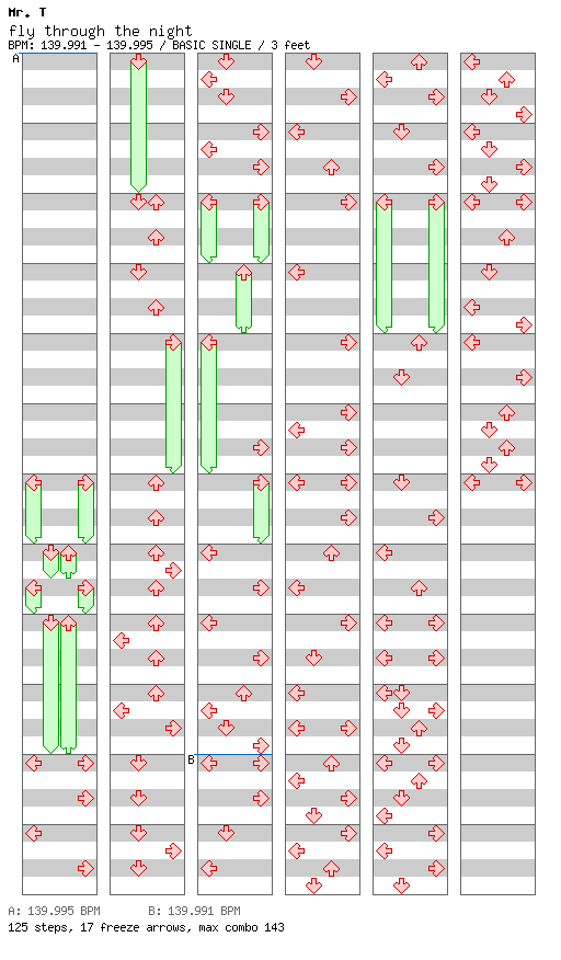 fly through the night / 4 / BASIC