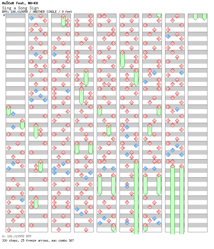 Sing a Song Sign / 4 / ANOTHER