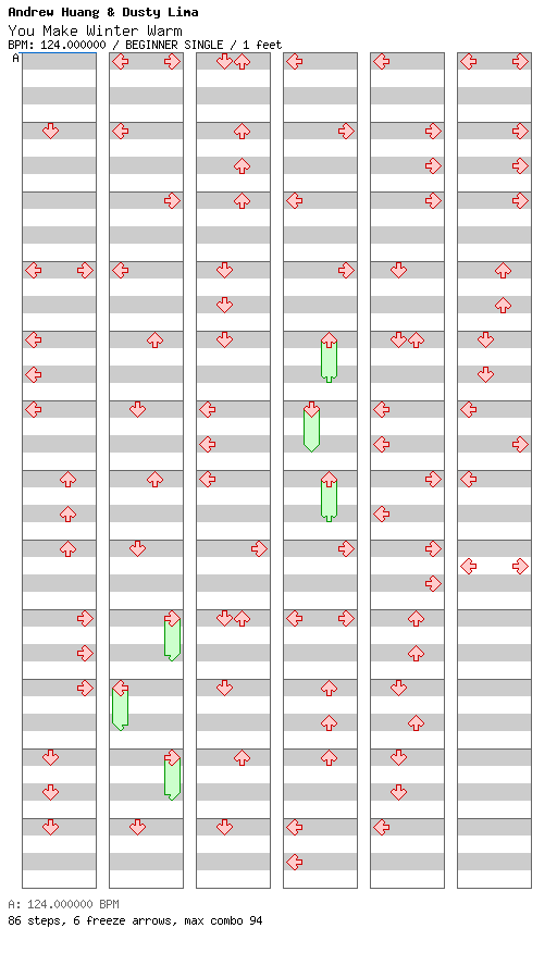 [Round F] - You Make Winter Warm / 4 / BEGINNER