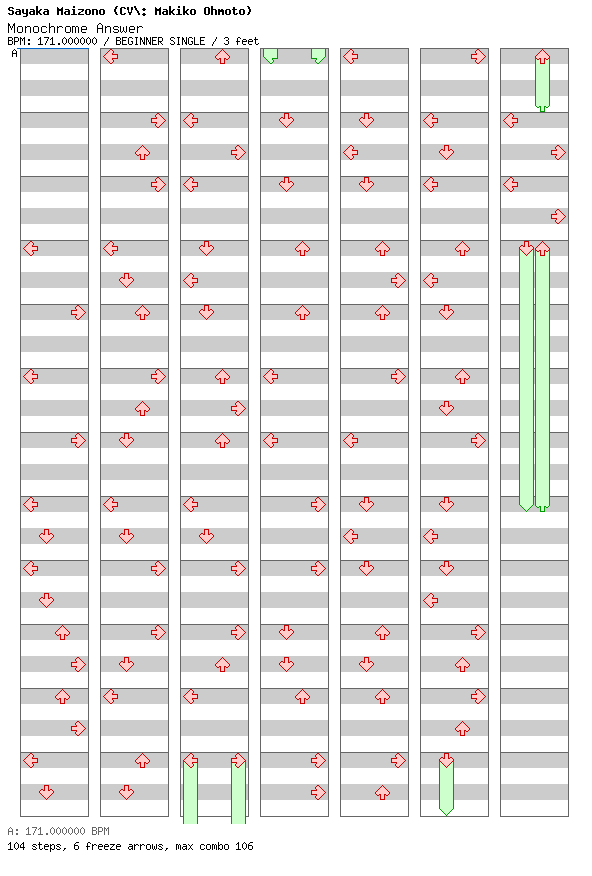 Monochrome Answer / 4 / BEGINNER