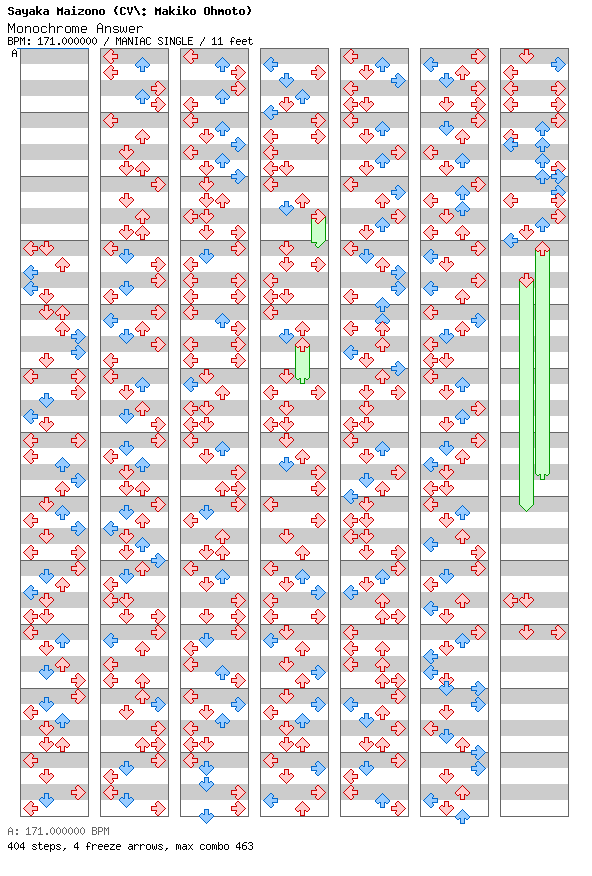 Monochrome Answer / 4 / MANIAC