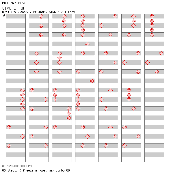 [Round 2] - GIVE IT UP / 4 / BEGINNER