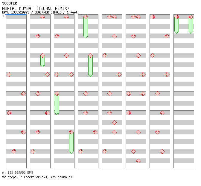 Mortal Kombat (Techno Remix) / 4 / BEGINNER