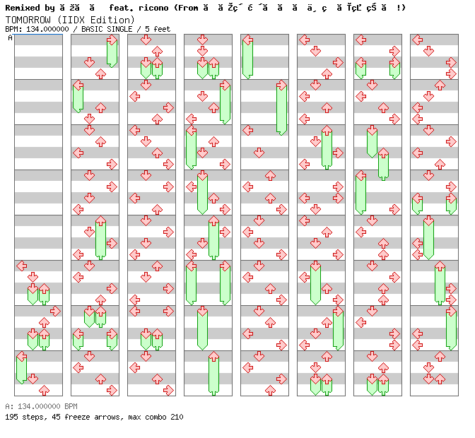 TOMORROW (IIDX Edition) / 4 / BASIC