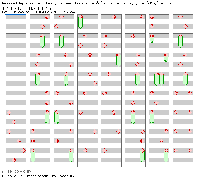 TOMORROW (IIDX Edition) / 4 / BEGINNER