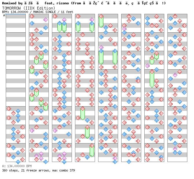 TOMORROW (IIDX Edition) / 4 / MANIAC