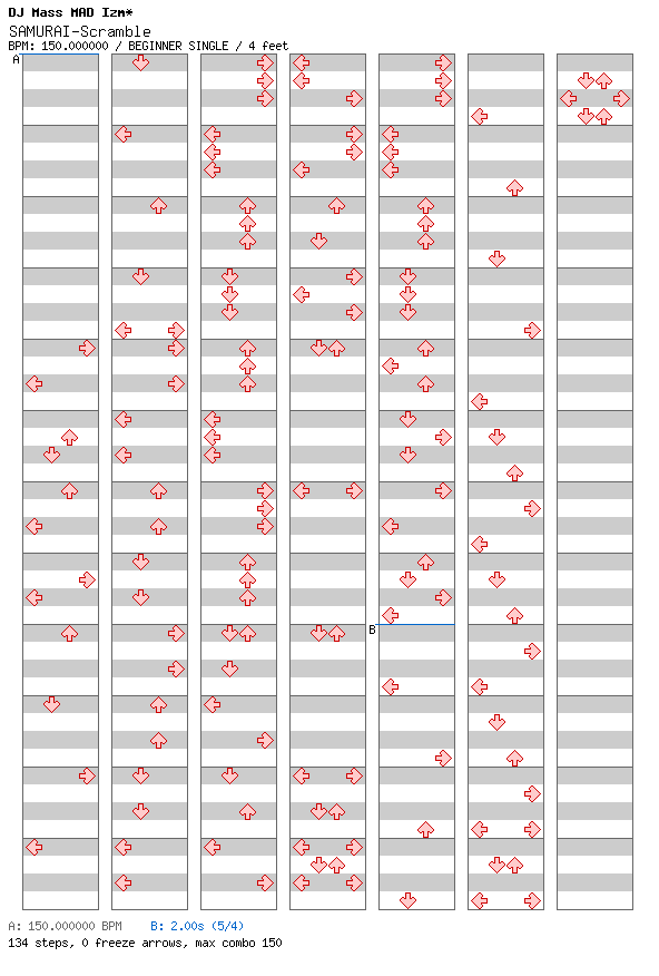 SAMURAI-Scramble / 4 / BEGINNER