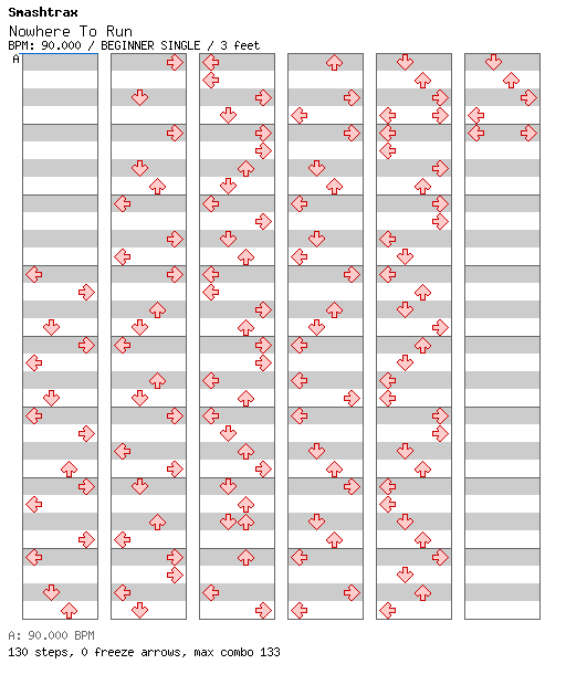 Nowhere To Run / 4 / BEGINNER