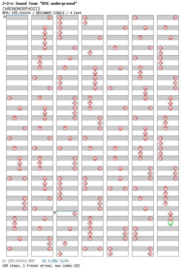 CHRONOMORPHOSIS / 4 / BEGINNER