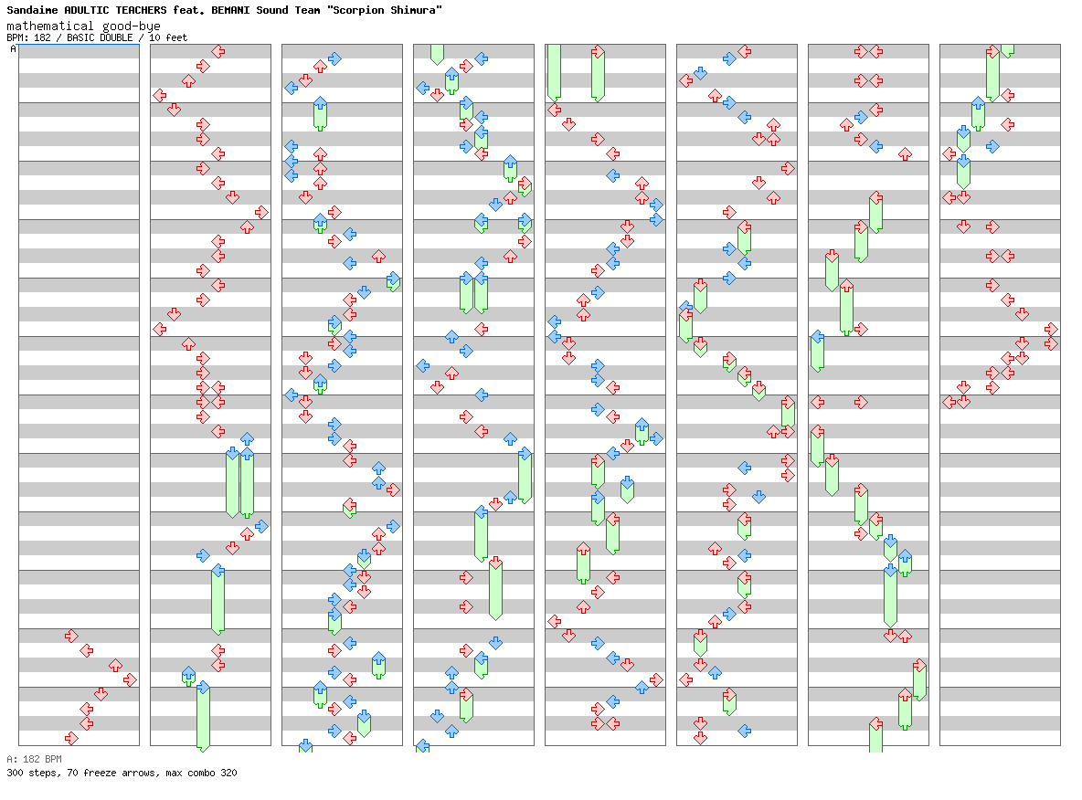 mathematical good-bye / 8 / BASIC