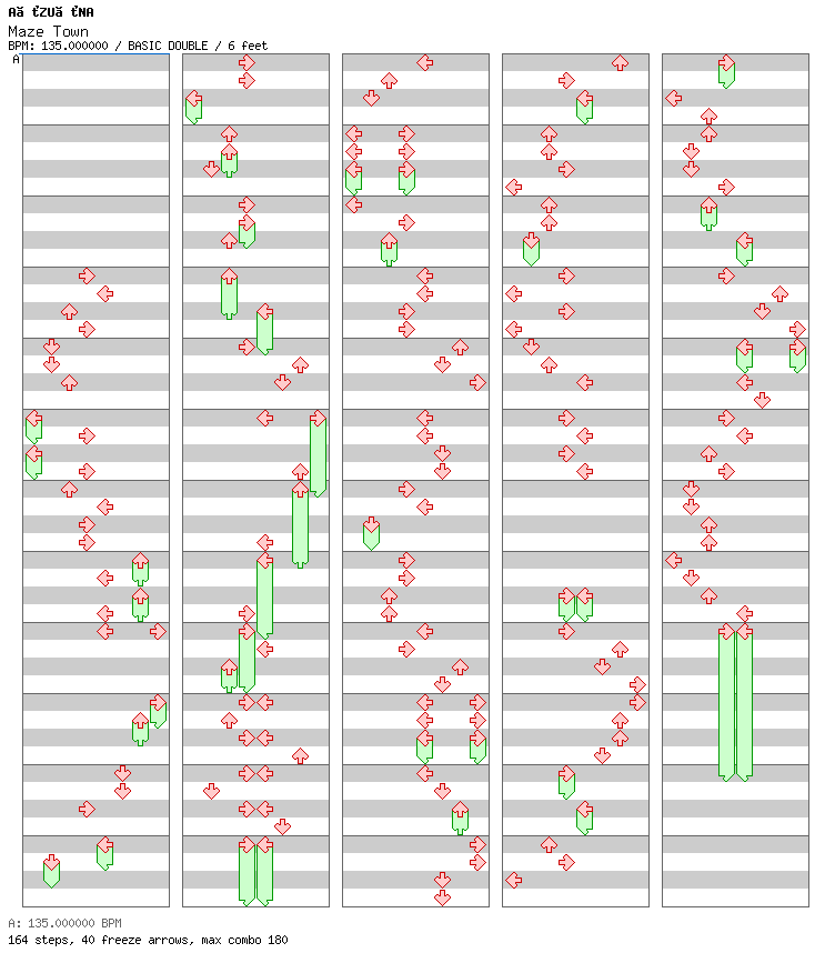 Maze Town / 8 / BASIC