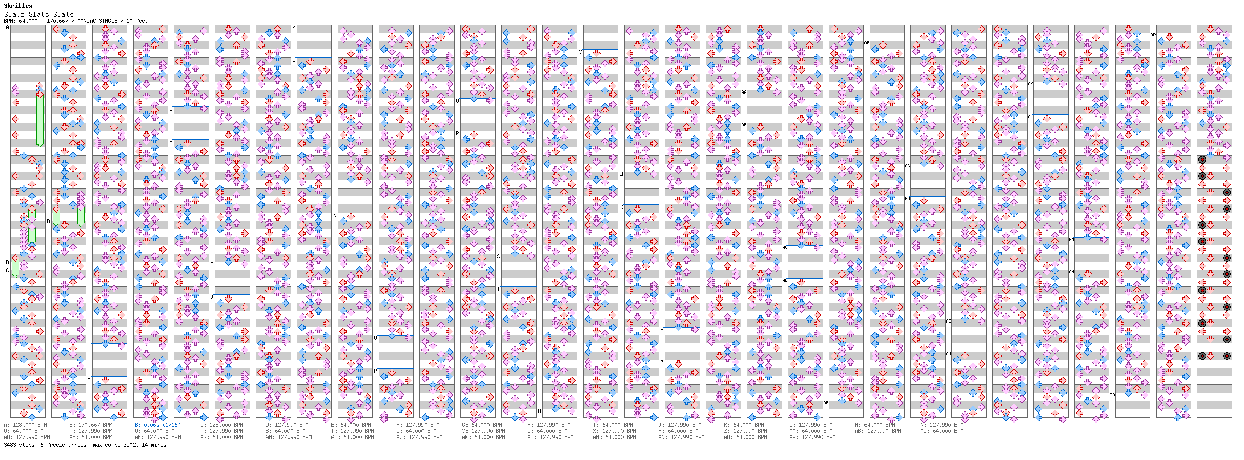 Slats Slats Slats (12-Minute Stamina Challenge) / 4 / MANIAC