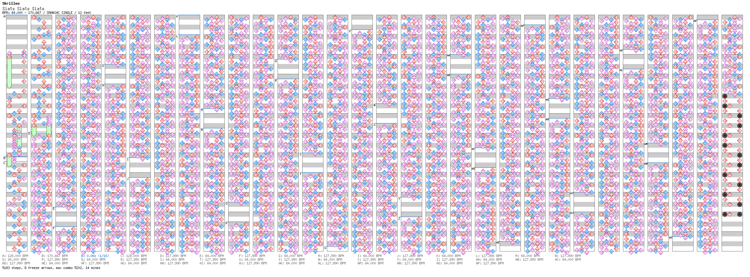 Slats Slats Slats (12-Minute Stamina Challenge) / 4 / SMANIAC