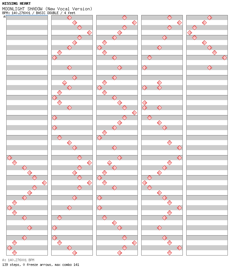 MOONLIGHT SHADOW(New Vocal Version) / 8 / BASIC