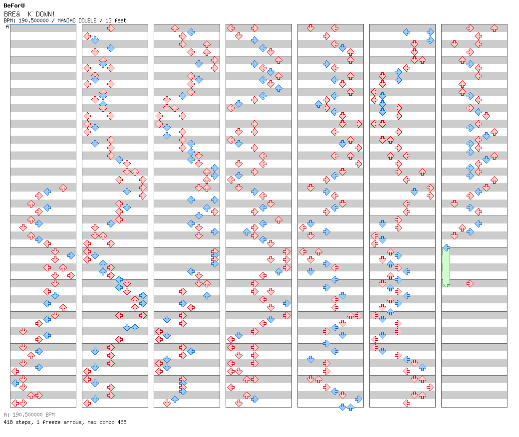 BREAK DOWN! / 8 / MANIAC