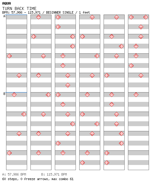 TURN BACK TIME (Love To Infinity's Classic Radio Mix) / 4 / BEGINNER