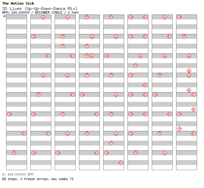 30 Lives (Up-Up-Down-Dance Mix) / 4 / BEGINNER