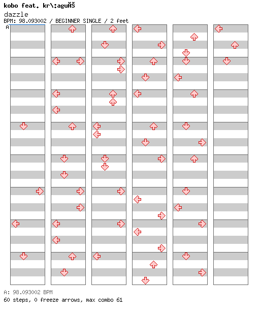 dazzle / 4 / BEGINNER