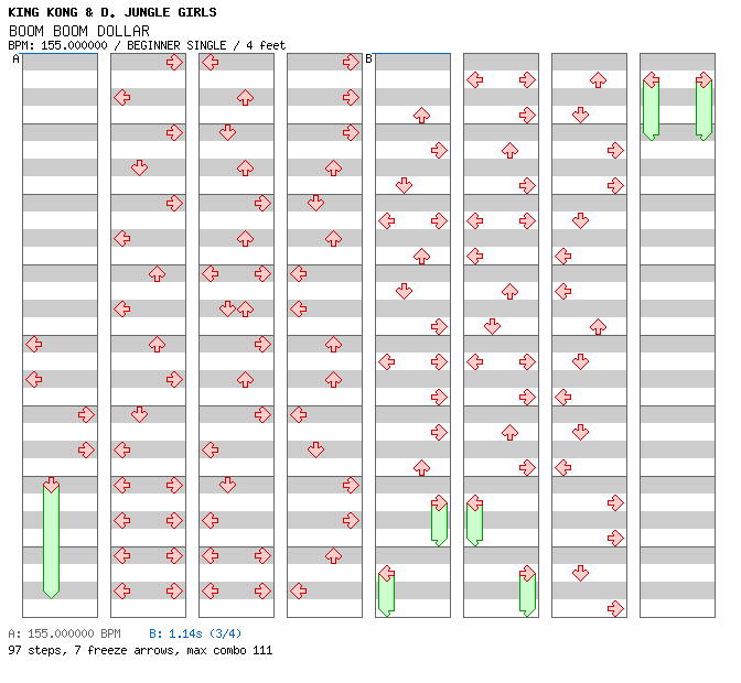 BOOM BOOM DOLLAR (RED MONSTER 2000 MIX) / 4 / BEGINNER
