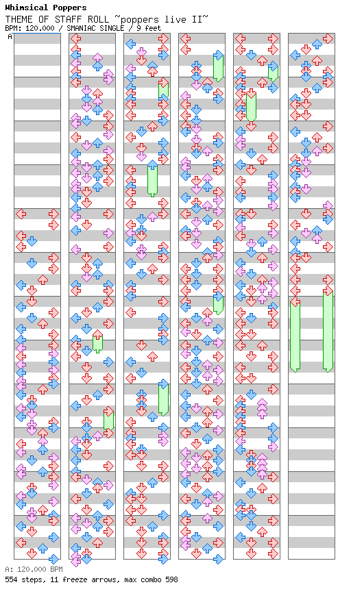 THEME OF STAFF ROLL ~poppers live II~ / 4 / SMANIAC
