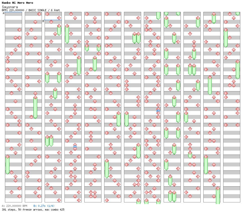 Sayonara (Wanko Ni Mero Mero) / 4 / BASIC