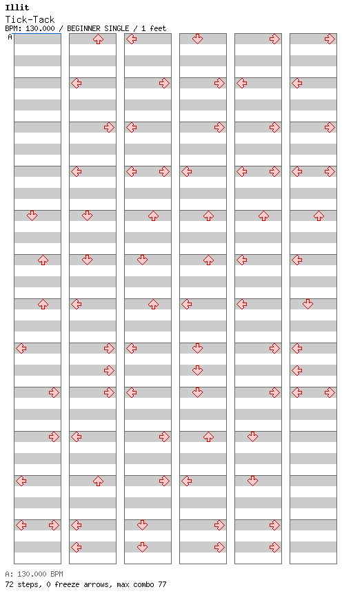 Tick Tack / 4 / BEGINNER