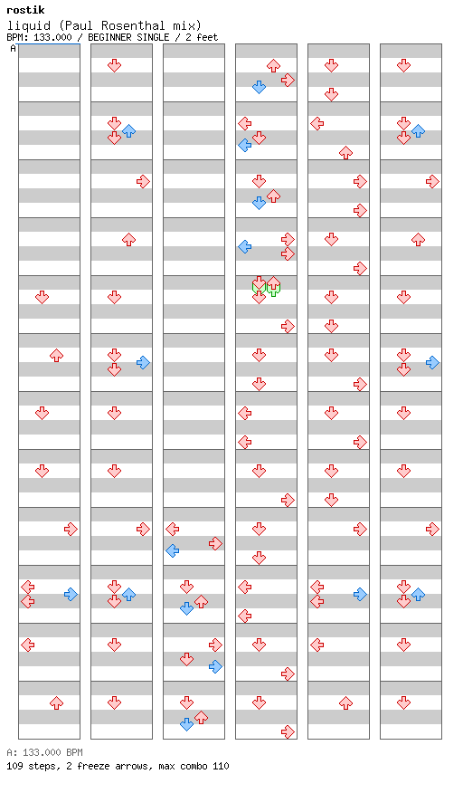 liquid (Paul Rosenthal mix) / 4 / BEGINNER