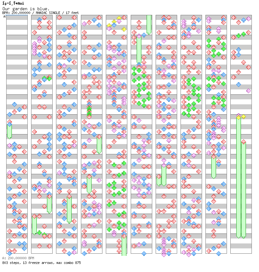 Our garden is blue. / 4 / MANIAC