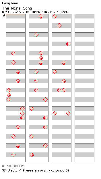 The Mine Song / 4 / BEGINNER