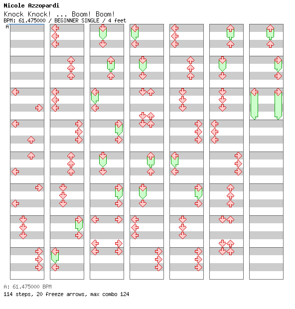 Knock Knock! ... Boom! Boom! / 4 / BEGINNER
