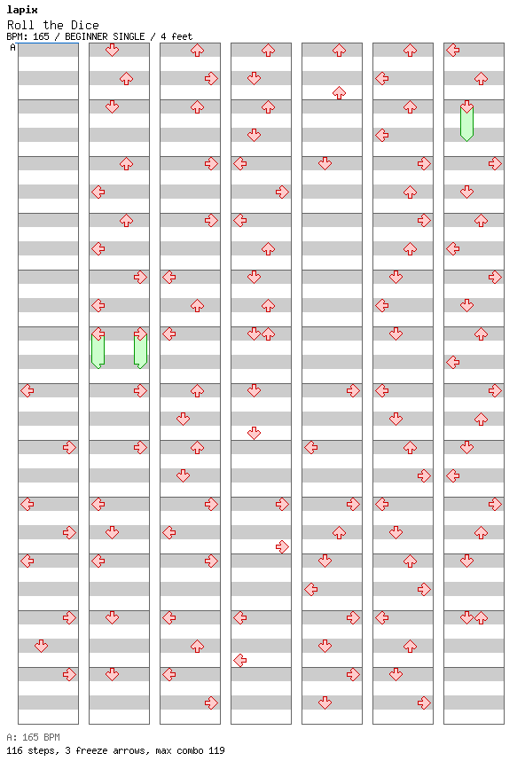 Roll the Dice / 4 / BEGINNER