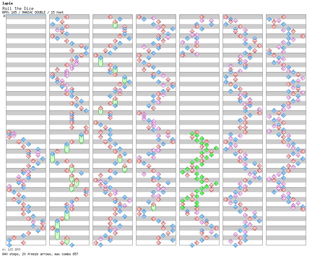 Roll the Dice / 8 / MANIAC