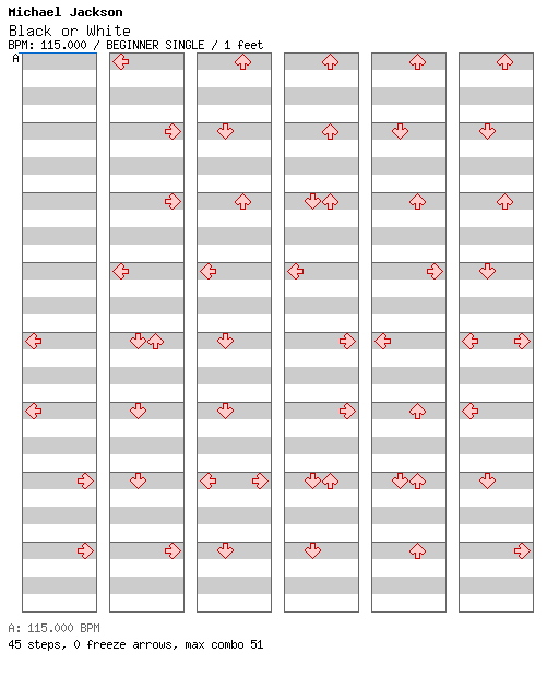 Black or White / 4 / BEGINNER