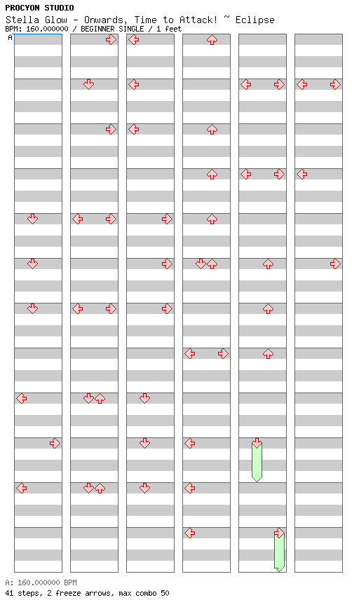 Stella Glow - Onwards, Time to Attack! ~Eclipse / 4 / BEGINNER