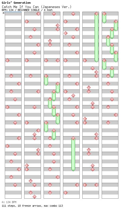 Catch Me If You Can (Japaneses Ver.) / 4 / BEGINNER