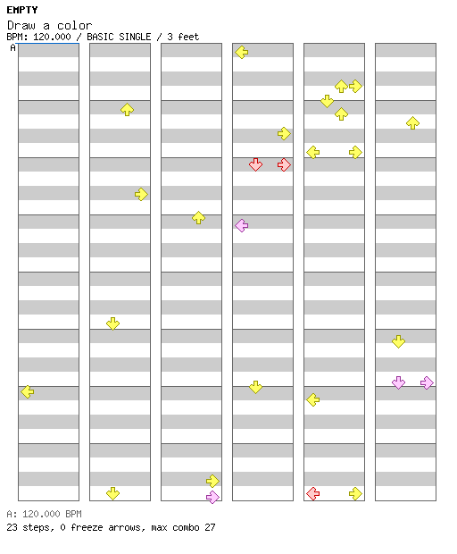 Draw a color / 4 / BASIC