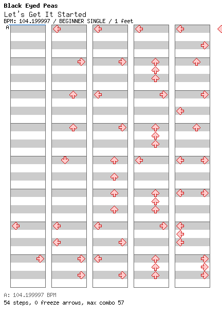 Let's Get It Started / 4 / BEGINNER