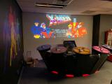 x-men 6 player "ulra screen" setup. Original arcade pcb in clear case.