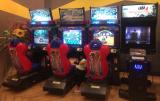 Mario Kart Arcade GP and an unknown game made by Sega.