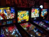 Upstairs pinball machines