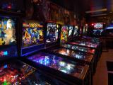 Upstairs pinball machines