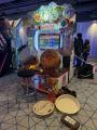 Left Taiko no Tatsujin under maintenance, P2 drum attempting to be fixed