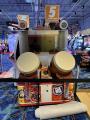 Taiko No Tatsujin being assembled by Round1 Staffs